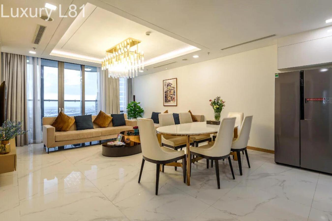 Angia Luxury Apartment Inside Landmark 81 Tower Ho Chi Minh-stad Buitenkant foto