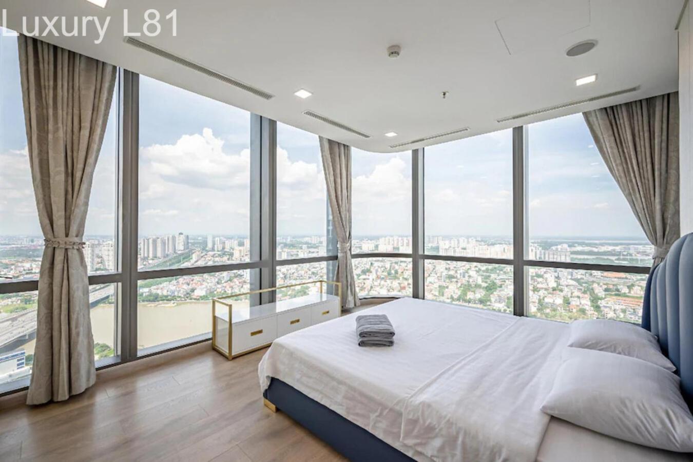 Angia Luxury Apartment Inside Landmark 81 Tower Ho Chi Minh-stad Buitenkant foto