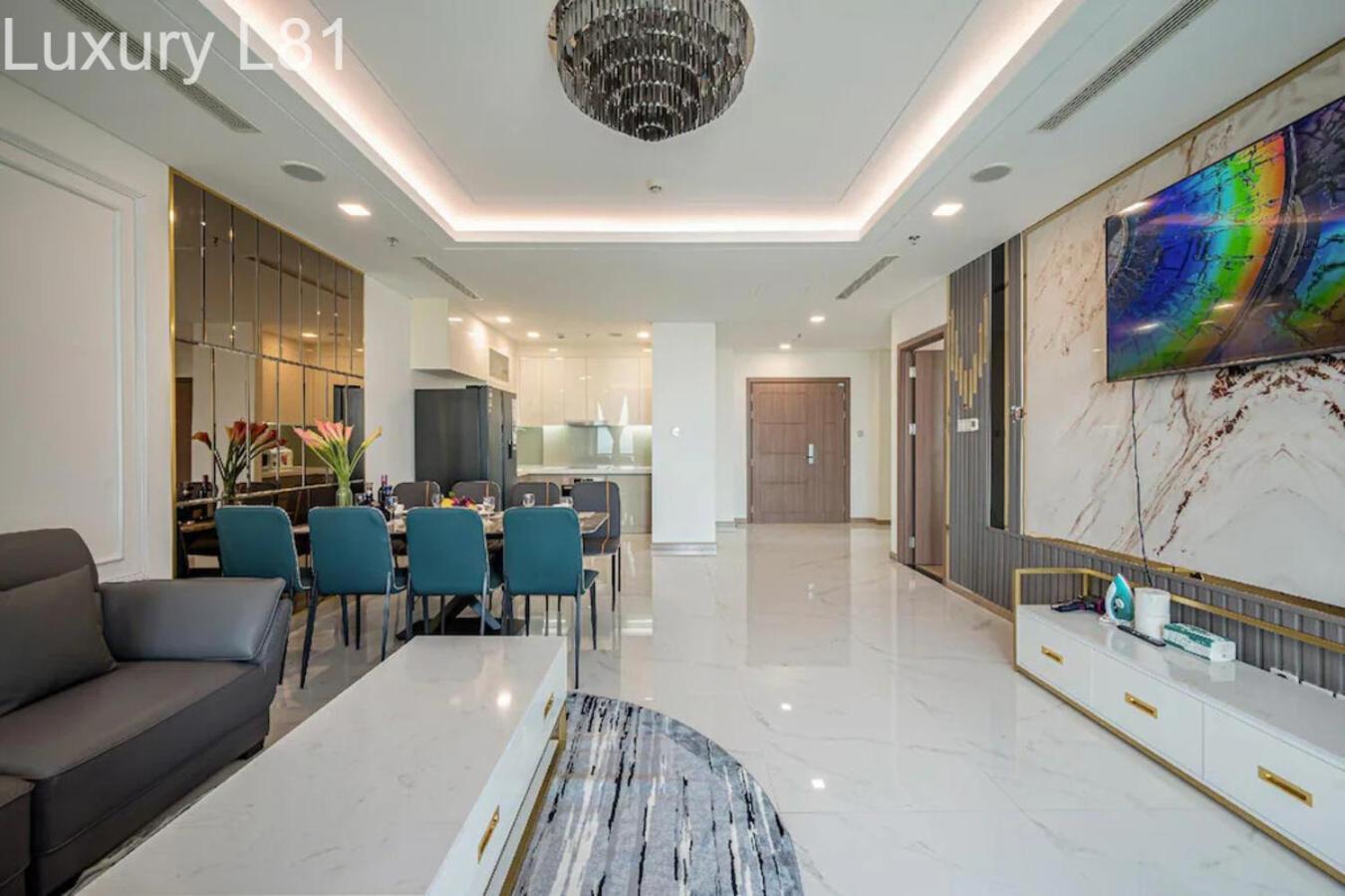 Angia Luxury Apartment Inside Landmark 81 Tower Ho Chi Minh-stad Buitenkant foto