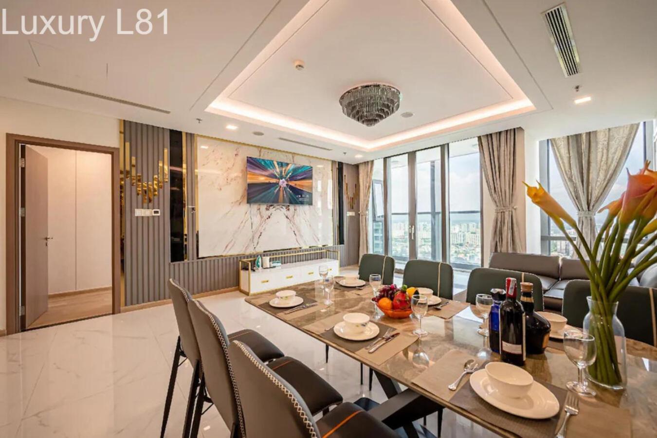 Angia Luxury Apartment Inside Landmark 81 Tower Ho Chi Minh-stad Buitenkant foto