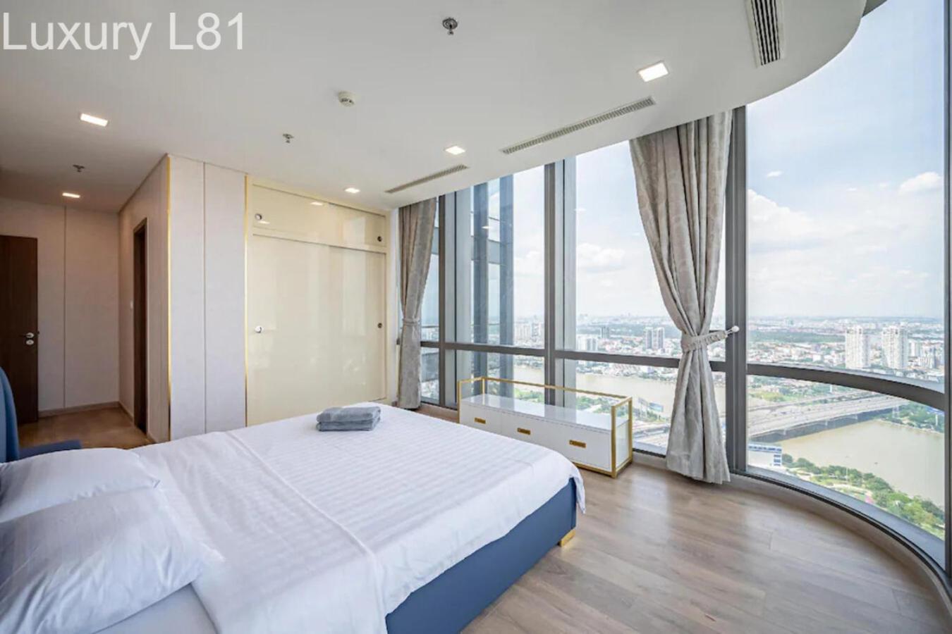 Angia Luxury Apartment Inside Landmark 81 Tower Ho Chi Minh-stad Buitenkant foto