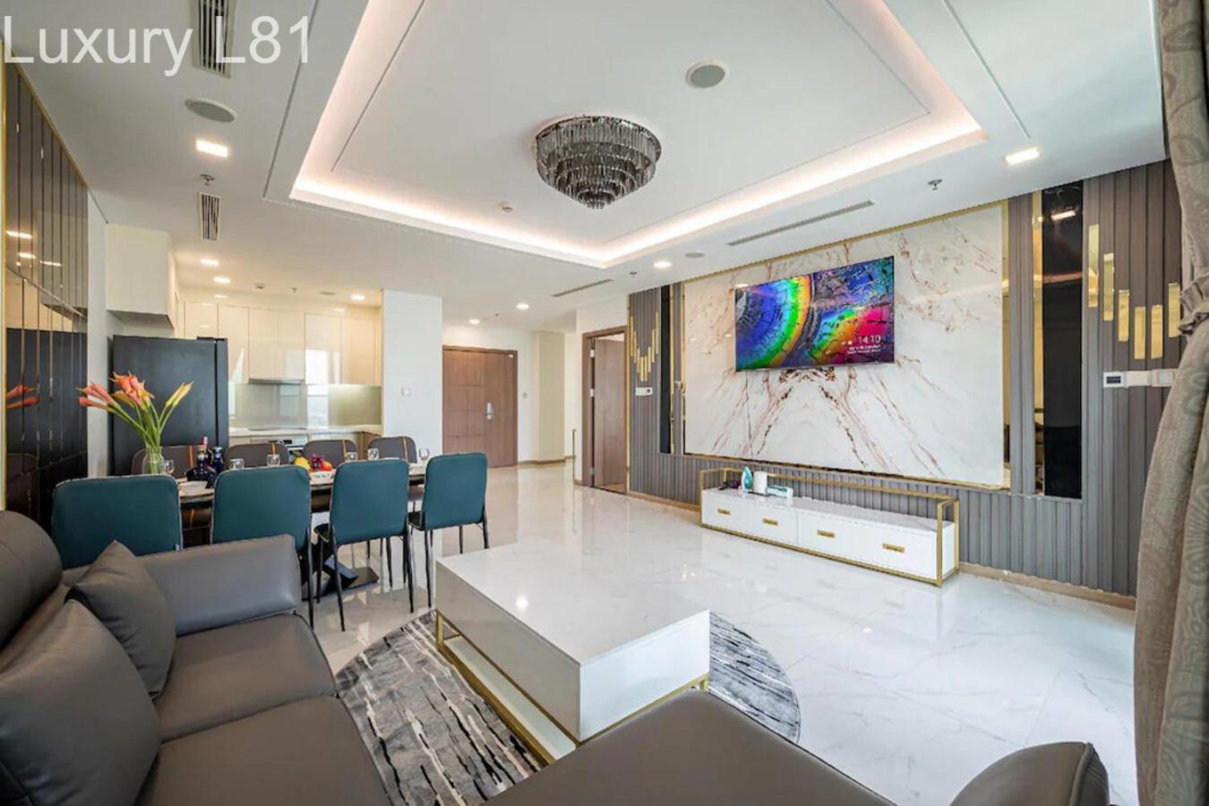 Angia Luxury Apartment Inside Landmark 81 Tower Ho Chi Minh-stad Buitenkant foto