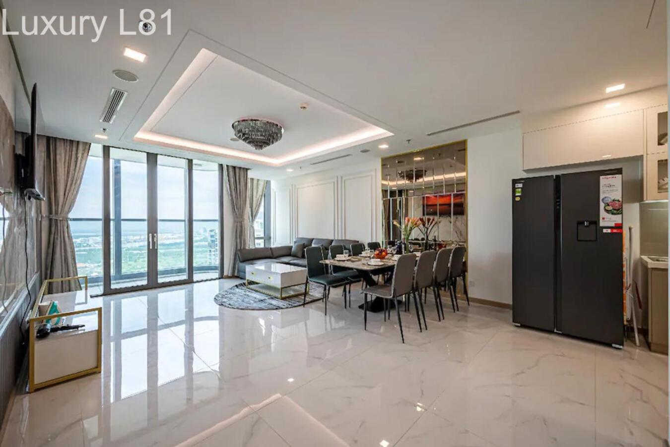 Angia Luxury Apartment Inside Landmark 81 Tower Ho Chi Minh-stad Buitenkant foto