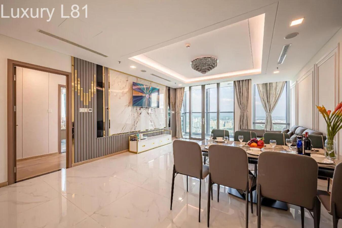 Angia Luxury Apartment Inside Landmark 81 Tower Ho Chi Minh-stad Buitenkant foto